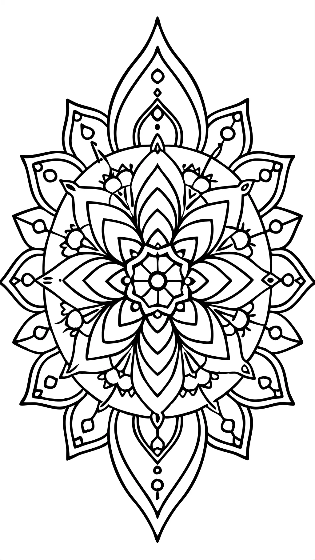 coloriages de mandala adulte